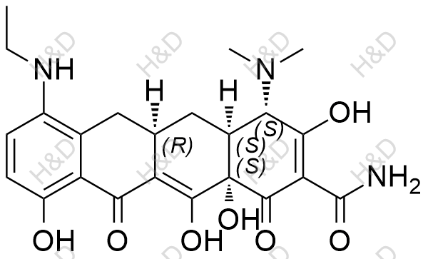 米诺环素杂质23结构式