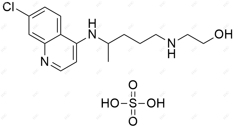 羟氯喹EP杂质C(硫酸盐)结构式