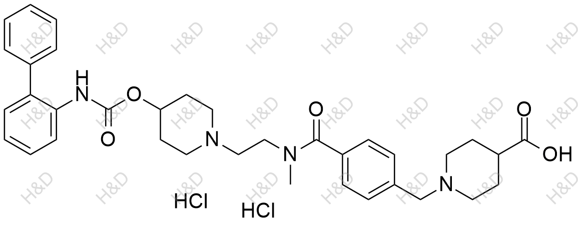 雷芬那新杂质5(双盐酸盐)结构式