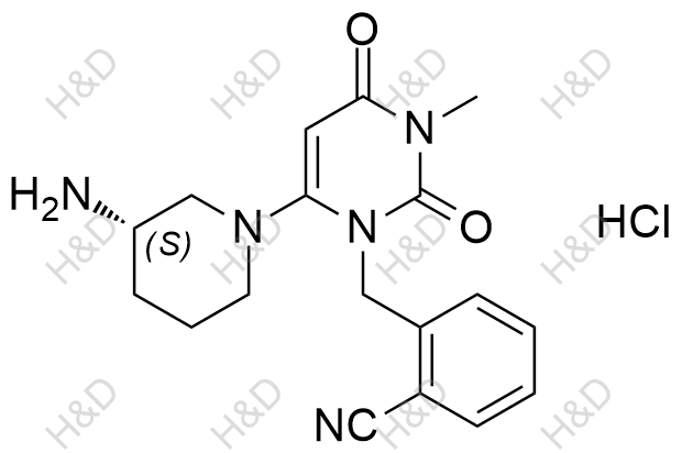 (S)-阿格列汀（盐酸盐）结构式