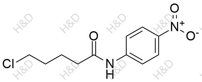 5-氯-n-(4-硝基苯基)-戊酰胺结构式