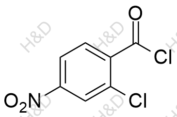 2-氯-4-硝基苯甲酰氯化学结构式