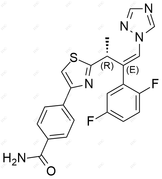 艾沙康唑杂质97结构式