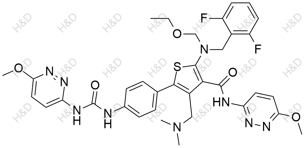 瑞卢戈利杂质136结构式