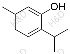麝香草酚化学结构式