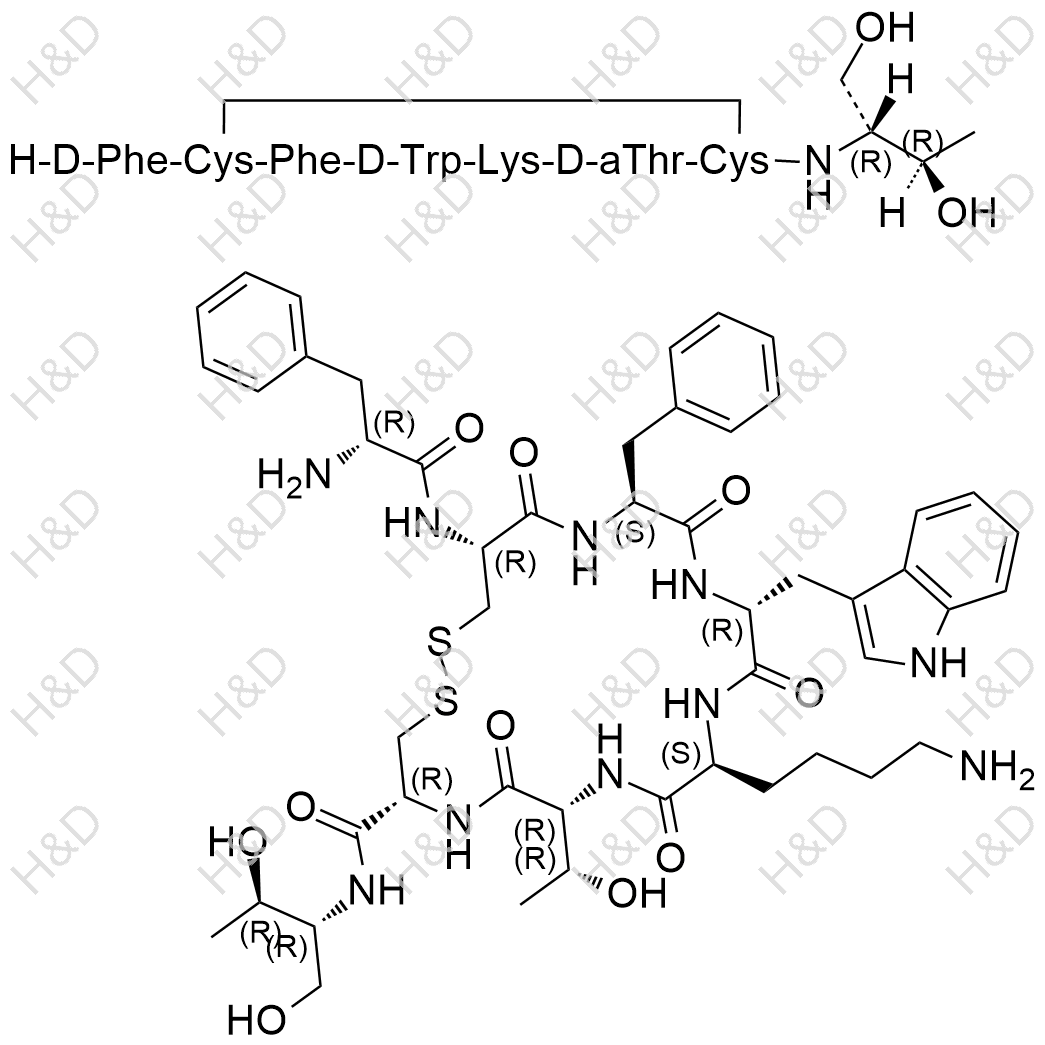 奥曲肽EP杂质A结构式