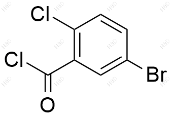 5-溴-2-氯苯甲酰氯化学结构式