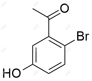 1-(2-溴-5-羟基苯基)乙酮化学结构式