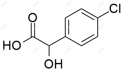 对氯扁桃酸化学结构式