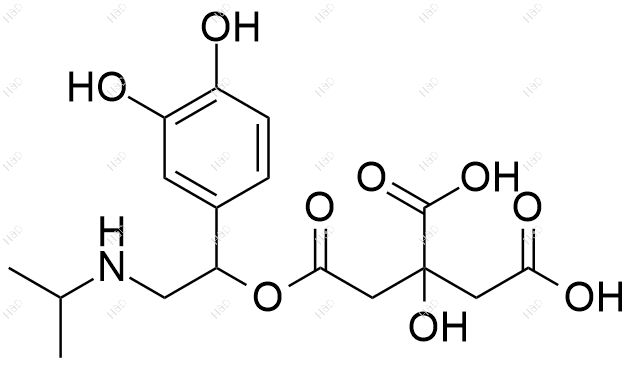 异丙肾上腺素杂质7结构式
