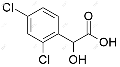 2，4-二氯扁桃酸结构式