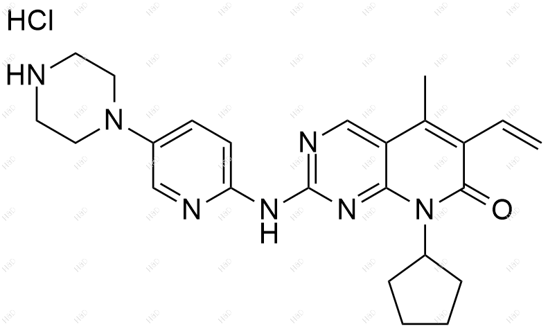 帕布昔利布杂质2(盐酸盐)结构式