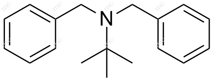 N,N-二苄基-2-甲基丙-2-胺结构式