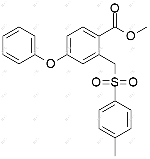 罗沙司他杂质70结构式