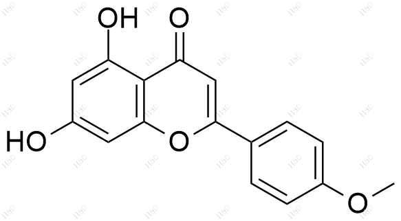 金合欢素化学结构式