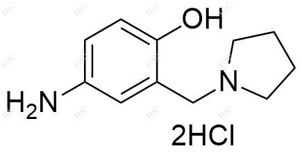 咯萘啶杂质17（双盐酸盐）结构式