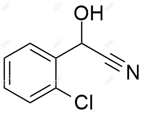 2-氯-α-羟基苯基乙腈化学结构式