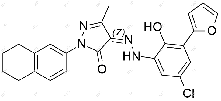 艾曲泊帕杂质81结构式