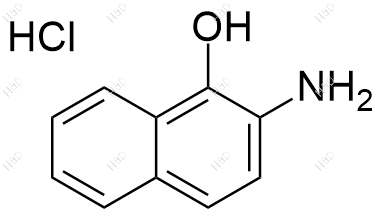 2-氨基-1-萘酚(盐酸盐)化学结构式