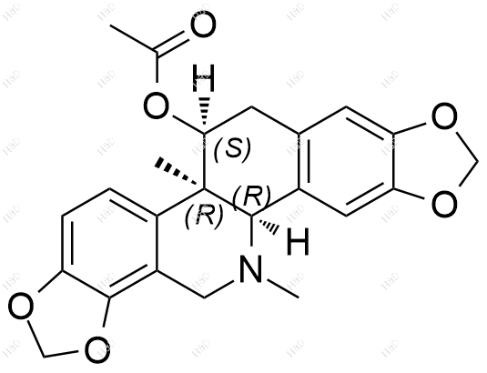 乙酰紫堇灵化学结构式