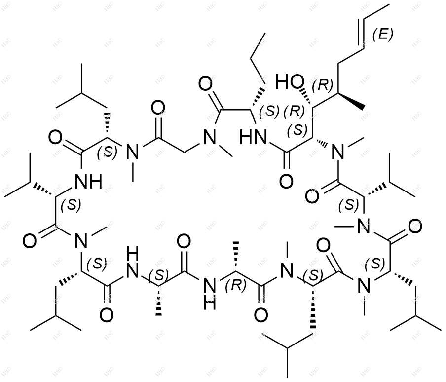 环孢菌素 G结构式