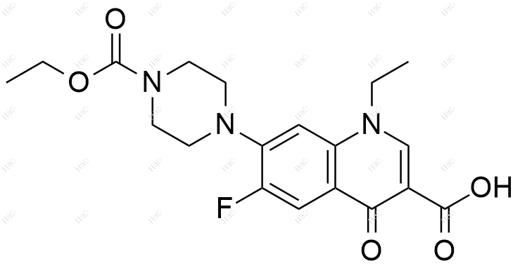 诺氟沙星EP杂质H结构式