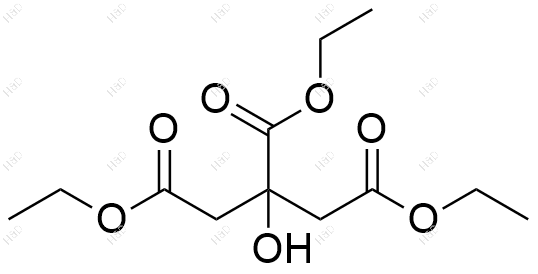 柠檬酸三乙酯化学结构式