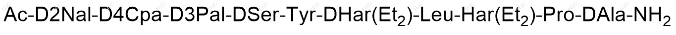 [D-Ser4]-加尼瑞克结构式