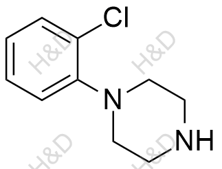 1-(2-氯苯基)哌嗪化学结构式