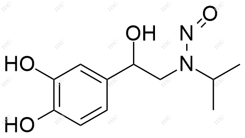 N-亚硝基异丙肾上腺素杂质1结构式