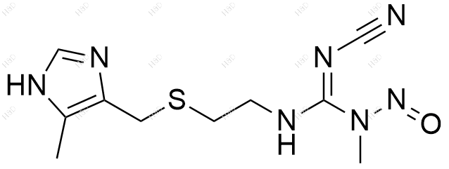N-亚硝基西咪替丁结构式