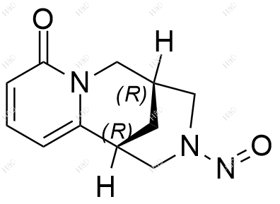 N-亚硝基金雀花碱结构式