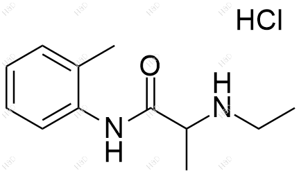 丙胺卡因EP杂质C(盐酸盐)结构式