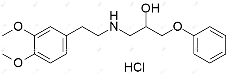 贝凡洛尔杂质6(盐酸盐)结构式