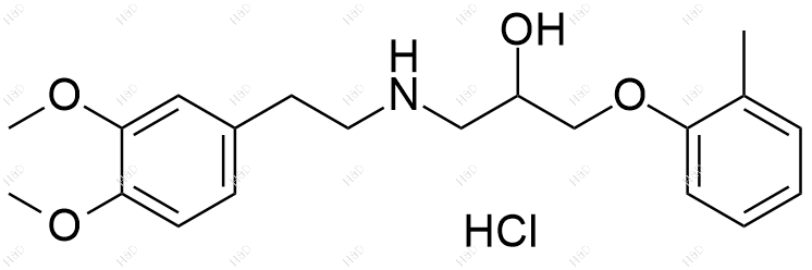 贝凡洛尔杂质5(盐酸盐)结构式
