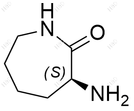 (S)-3-氨基-2-氮杂环庚烷酮化学结构式