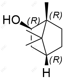 (1R,2R,4R)-1,7,7-三甲基双环[2.2.1]庚烷-2-醇结构式