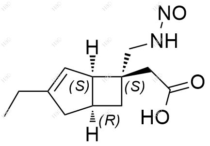 N-亚硝基米诺巴林结构式