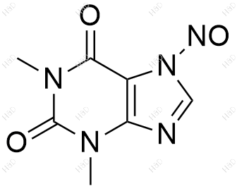 N-亚硝基氨茶碱结构式