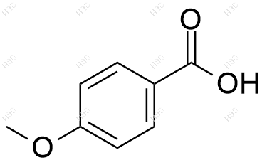 对甲氧基苯甲酸化学结构式