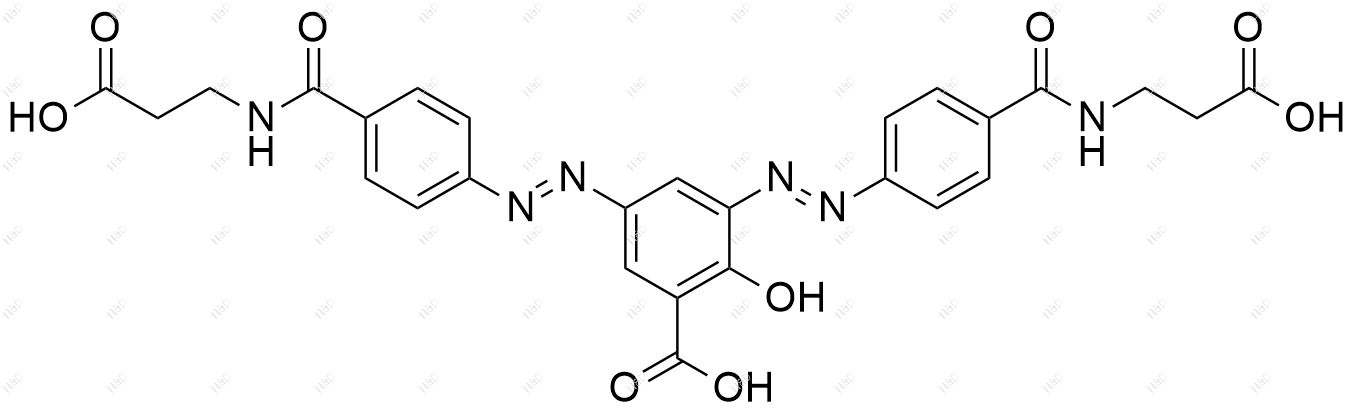 巴柳氮杂质3结构式