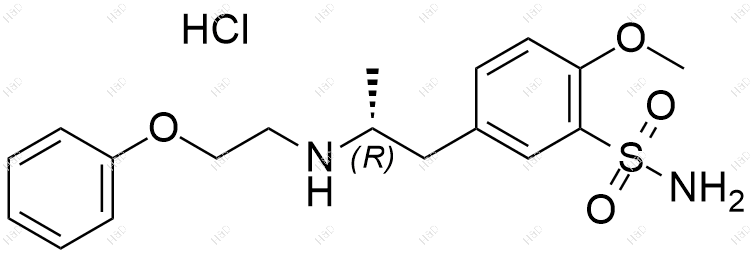 坦洛新EP杂质C(盐酸盐)结构式