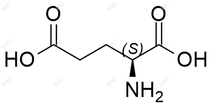 L-谷氨酸化学结构式