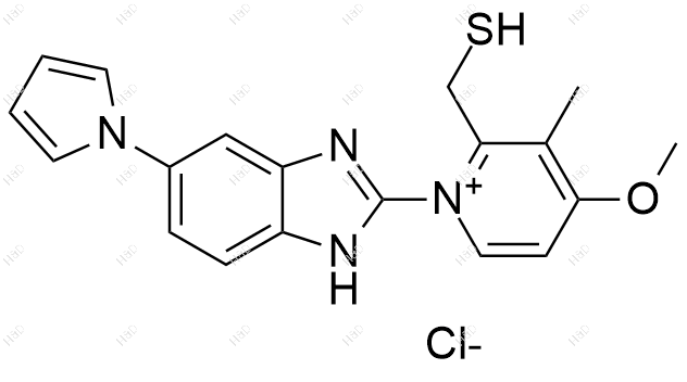 艾普拉唑杂质83(氯盐)结构式