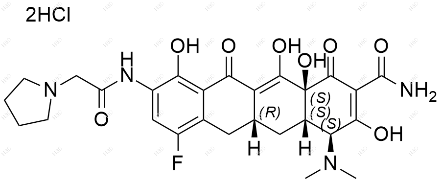 依拉环素双盐酸盐结构式
