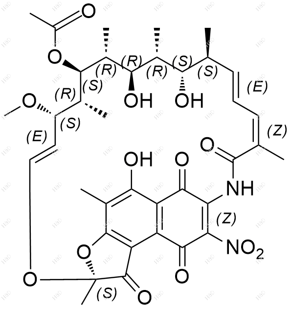 利福布汀8结构式