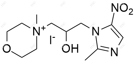 吗啉硝唑杂质41(碘盐)结构式