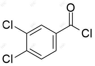 3,4-二氯苯甲酰氯化学结构式