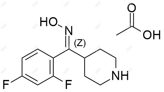 伊潘立酮杂质26(醋酸盐)结构式