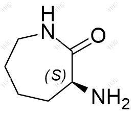 (S)-3-氨基-2-氮杂环庚烷酮化学结构式